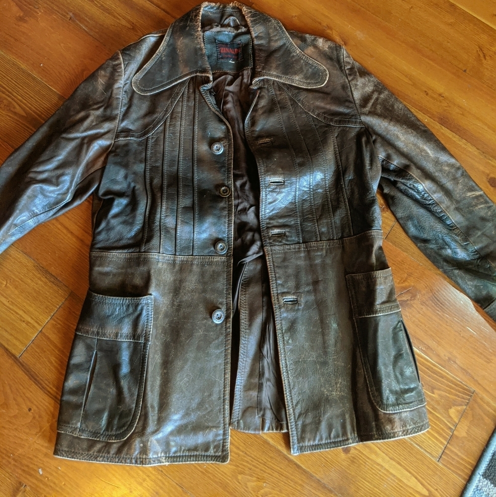 Leather jacket
